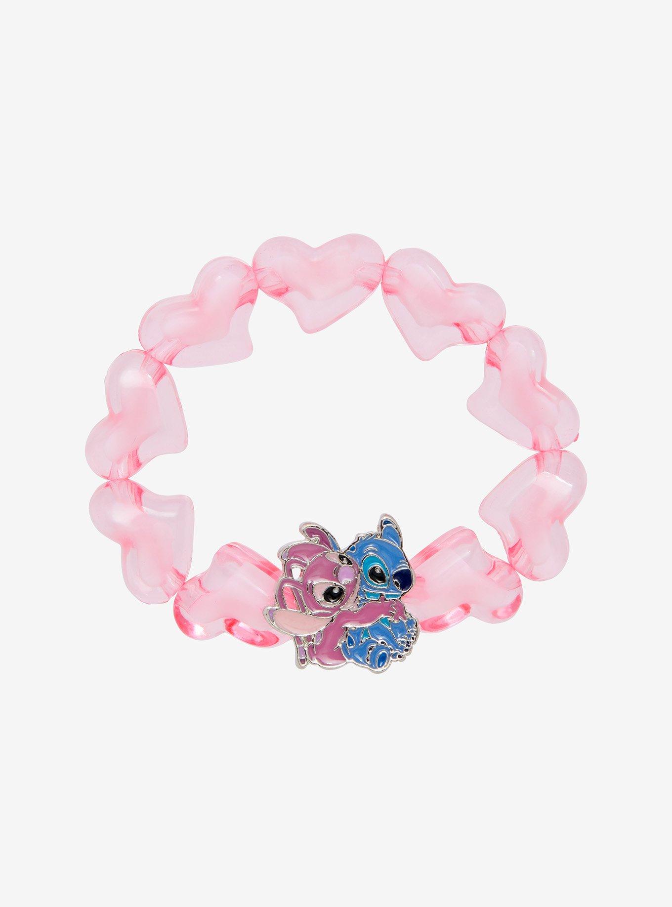 Disney Stitch & Angel Heart Chunky Bracelet, , alternate