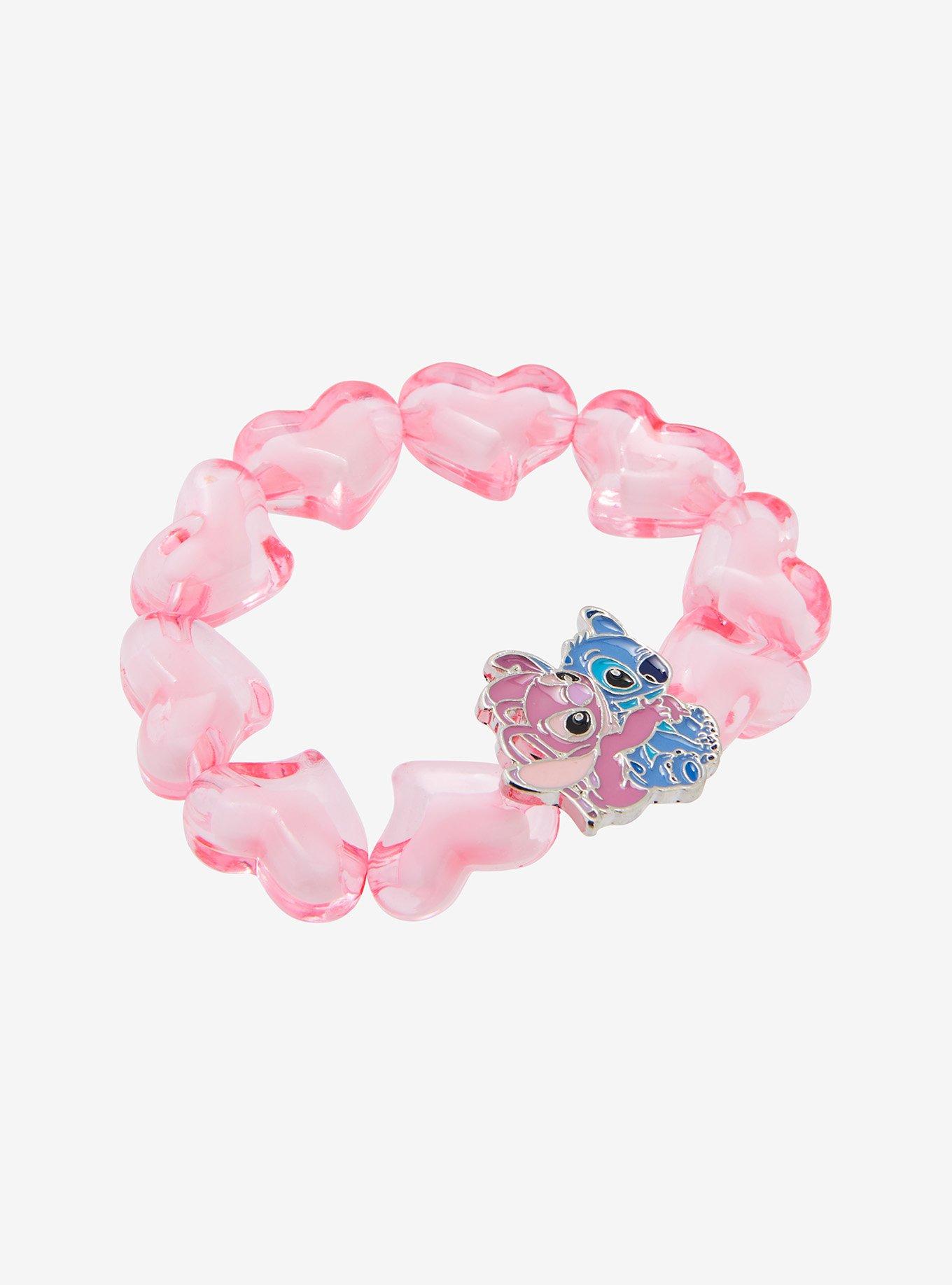 Disney Stitch & Angel Heart Chunky Bracelet, , alternate