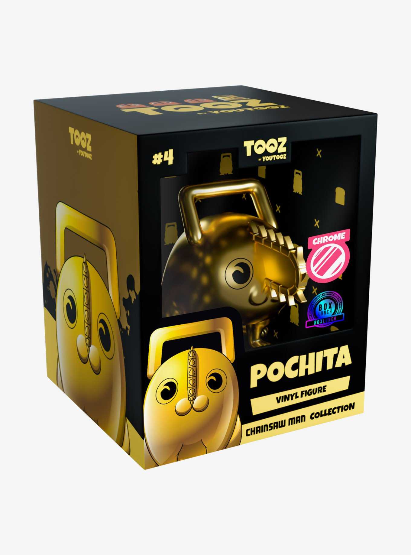 YouTooz Chainsaw Man Pochita Gold Vinyl Figure - BoxLunch Exclusive, , hi-res