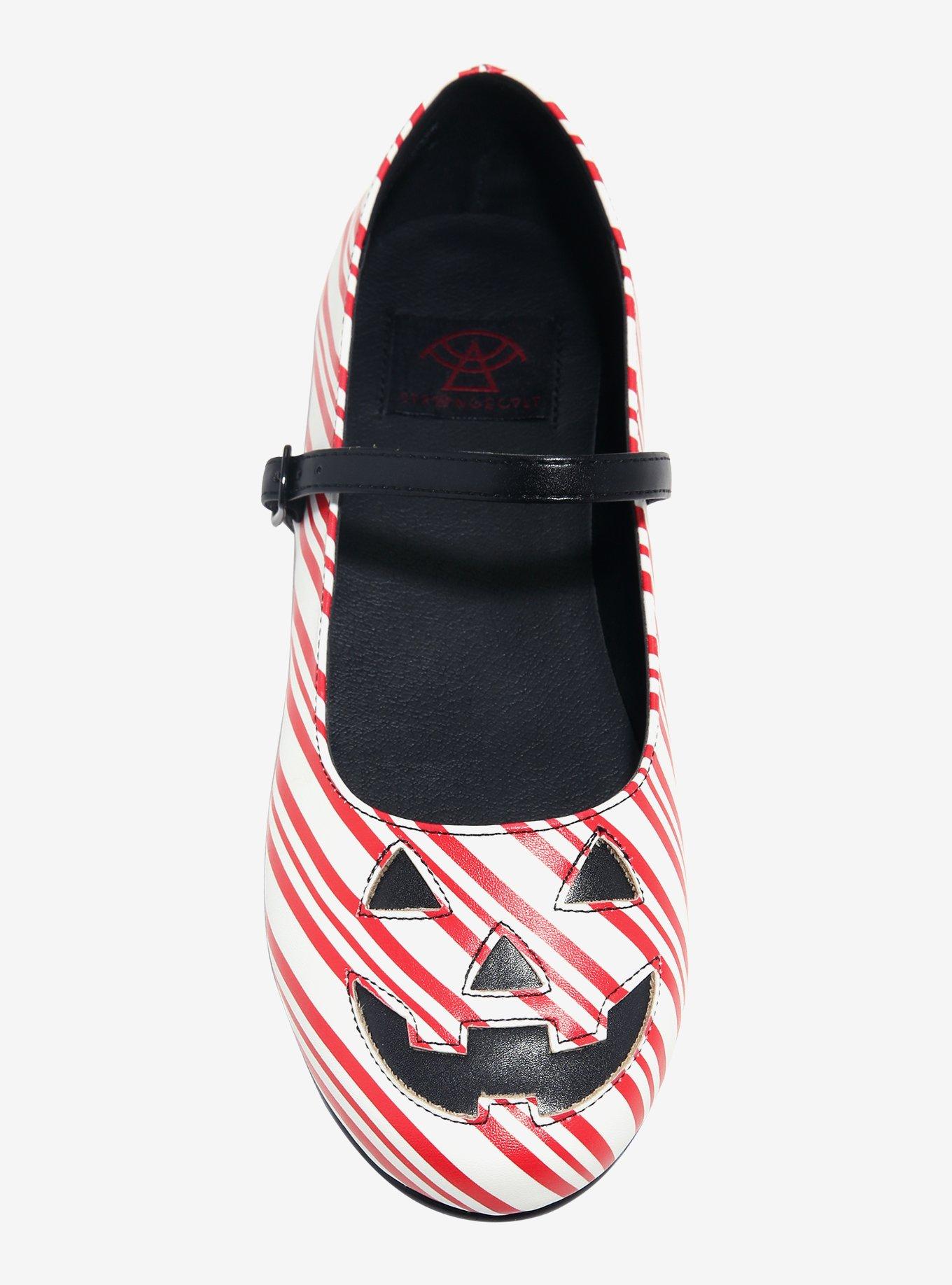 Strange Cvlt Candy Cane Jack-'O-Lantern Mary Janes, MULTI, alternate