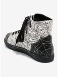 Strange Cvlt Black & White Krypt Web Hi-Top Sneaker, MULTI, alternate