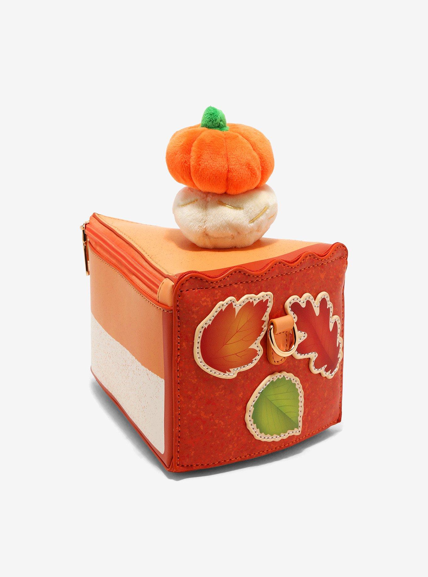 Pumpkin Pie Slice Crossbody Bag, , alternate