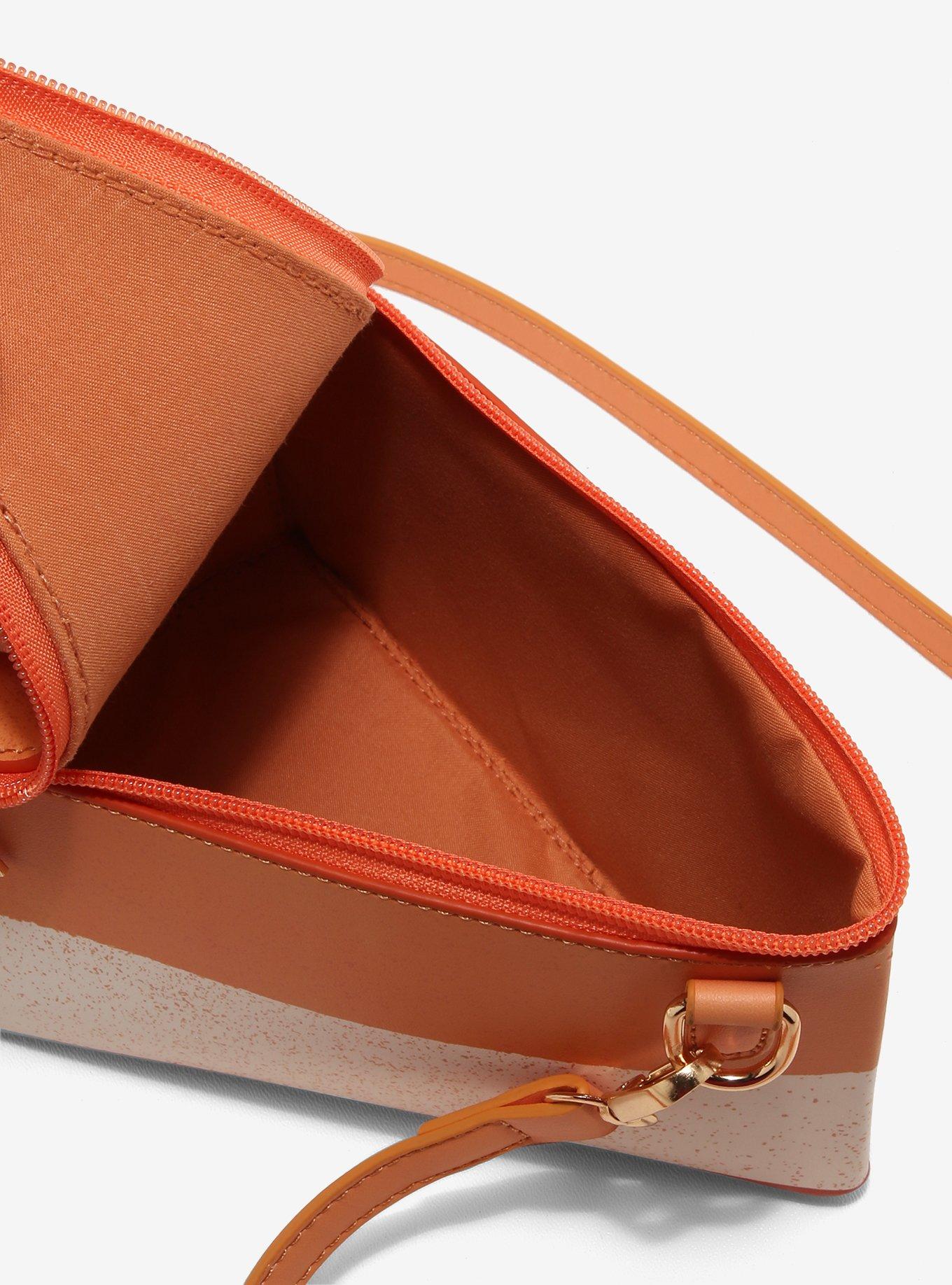 Pumpkin Pie Slice Crossbody Bag, , alternate