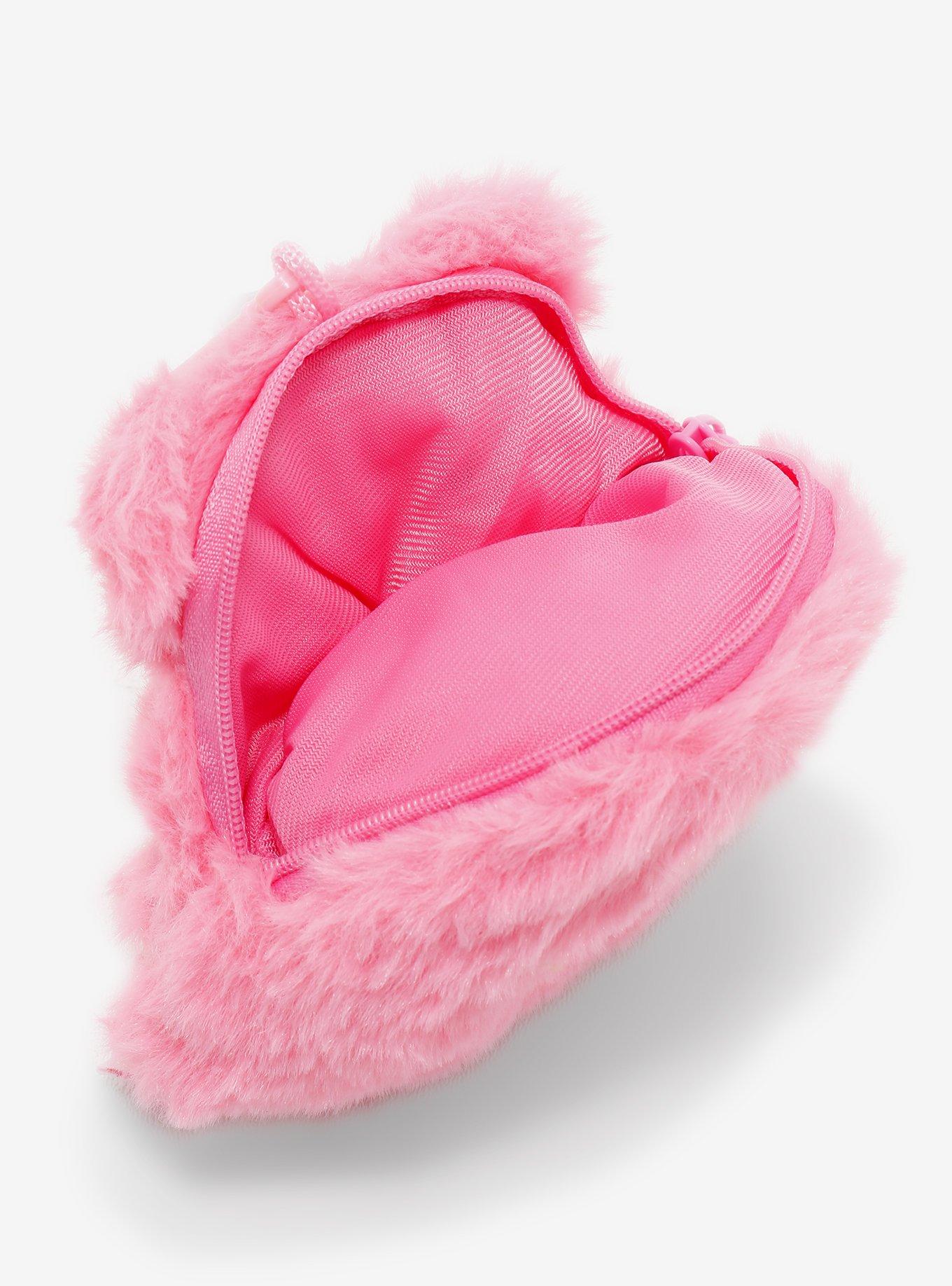 Strawberry Frog Fuzzy Coin Purse, , alternate