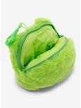 Green Microphone Frog Fuzzy Coin Purse, , alternate