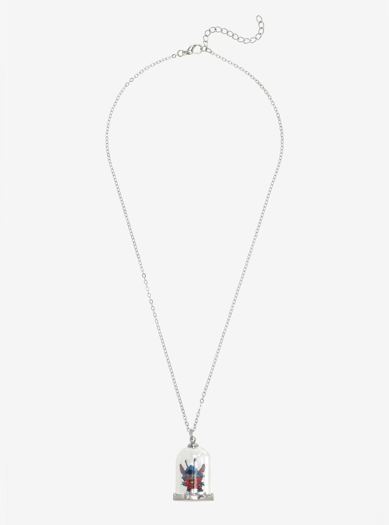 Disney Lilo & Stitch Dome Necklace, , alternate