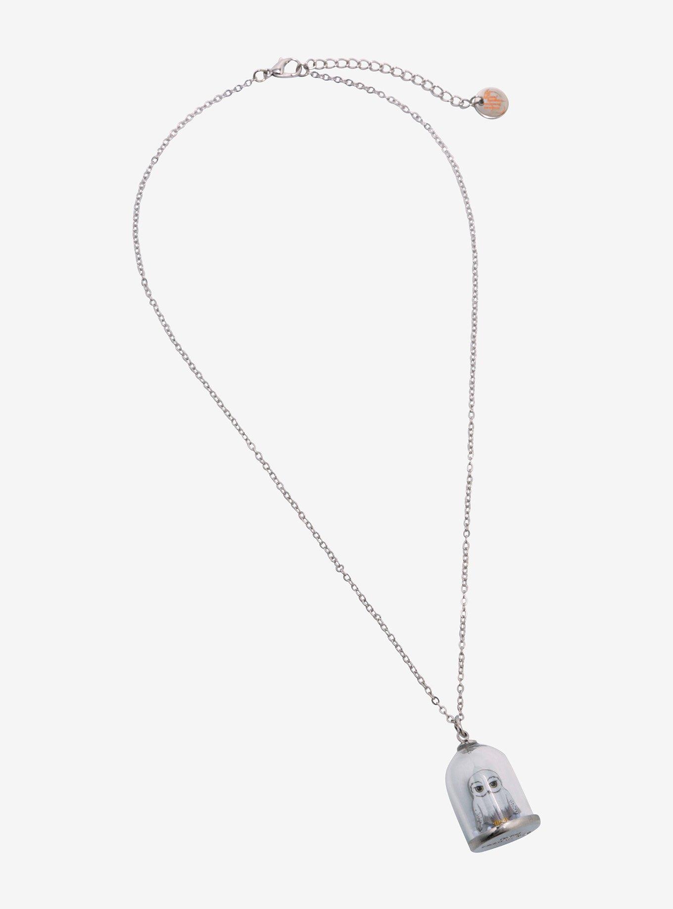 Harry Potter Hedwig Snow Dome Necklace, , alternate