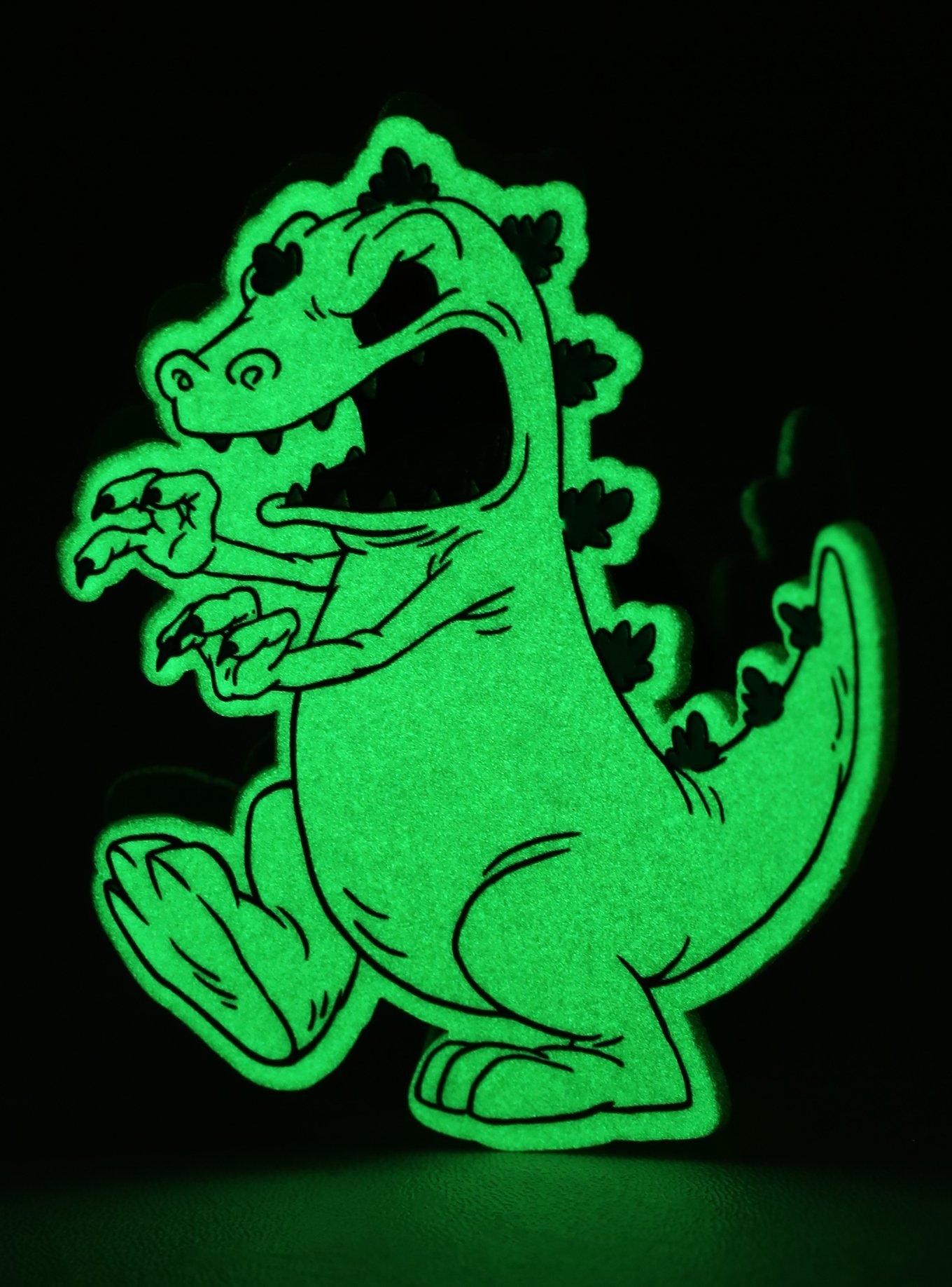 Nickelodeon Rugrats Reptar Glow-In-The-Dark Claw Hair Clip, , alternate
