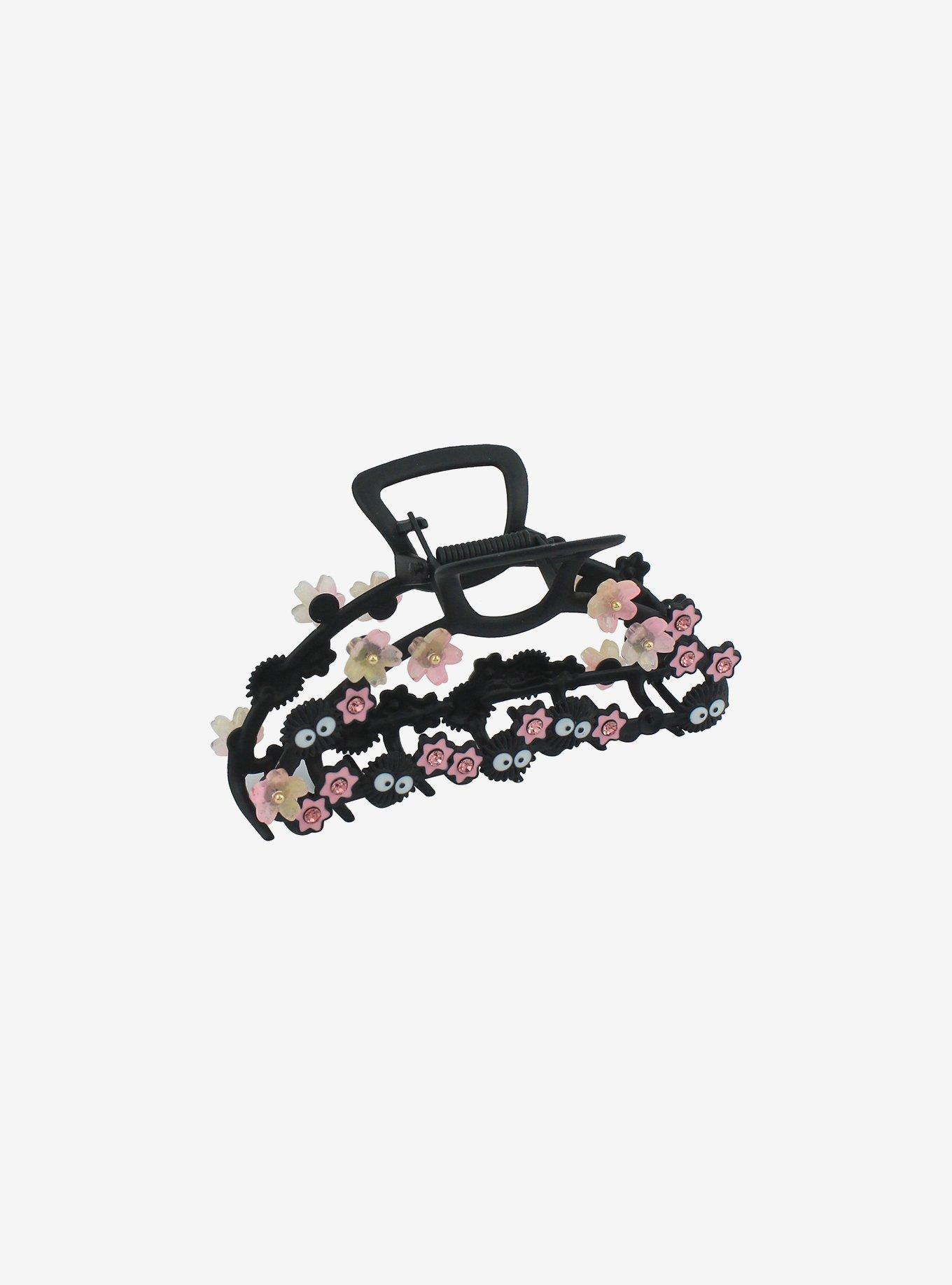 Studio Ghibli Spirited Away Soot Sprite & Sakura Claw Hair Clip, , alternate