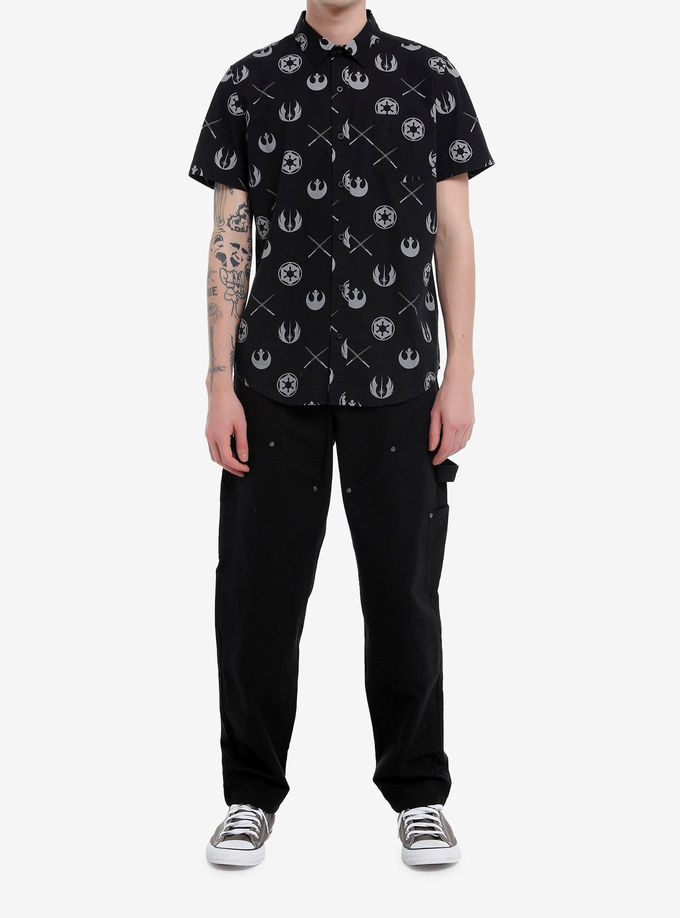 Our Universe Star Wars Icons Woven Button-Up Our Universe Exclusive, MULTI, alternate