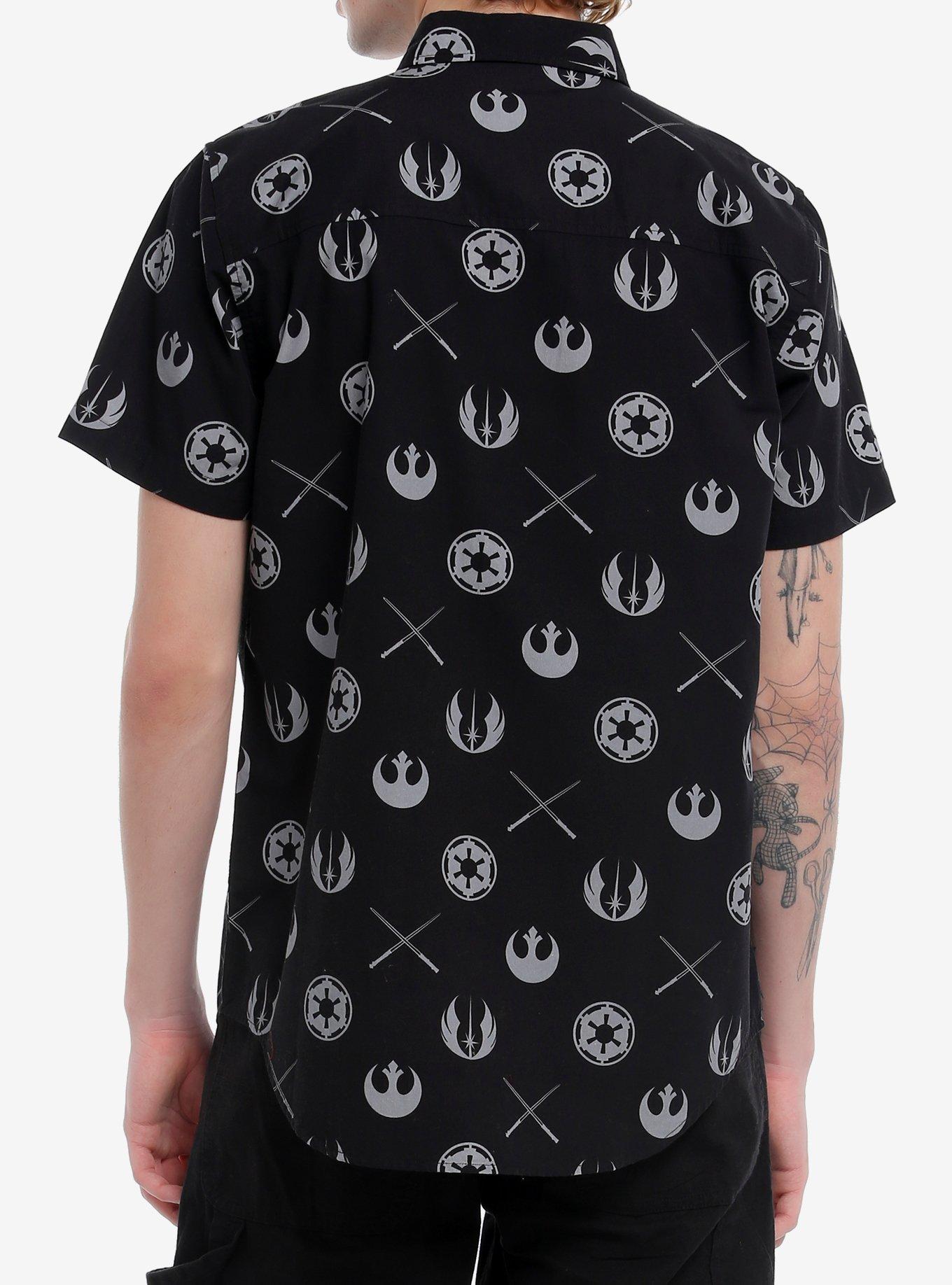 Our Universe Star Wars Icons Woven Button-Up Our Universe Exclusive, MULTI, alternate
