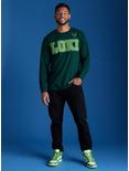 Our Universe Marvel Loki Helmet Long-Sleeve T-Shirt Our Universe Exclusive, FOREST GREEN, alternate