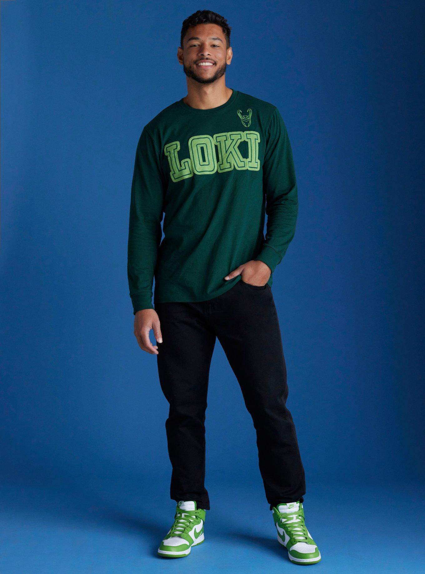 Our Universe Marvel Loki Helmet Long-Sleeve T-Shirt Our Universe Exclusive, , hi-res