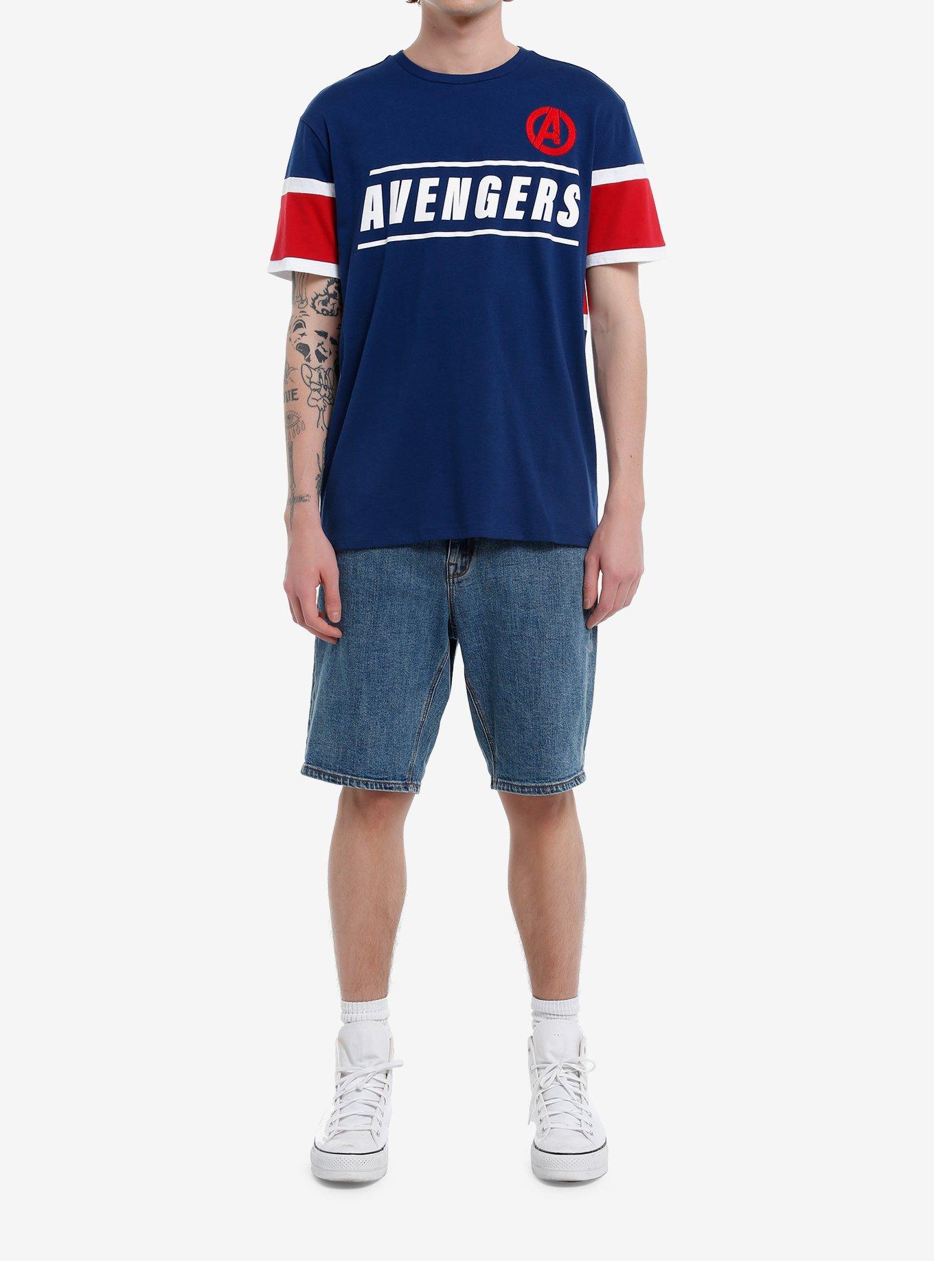 Our Universe Marvel Avengers Color-Block T-Shirt Our Universe Exclusive, , hi-res