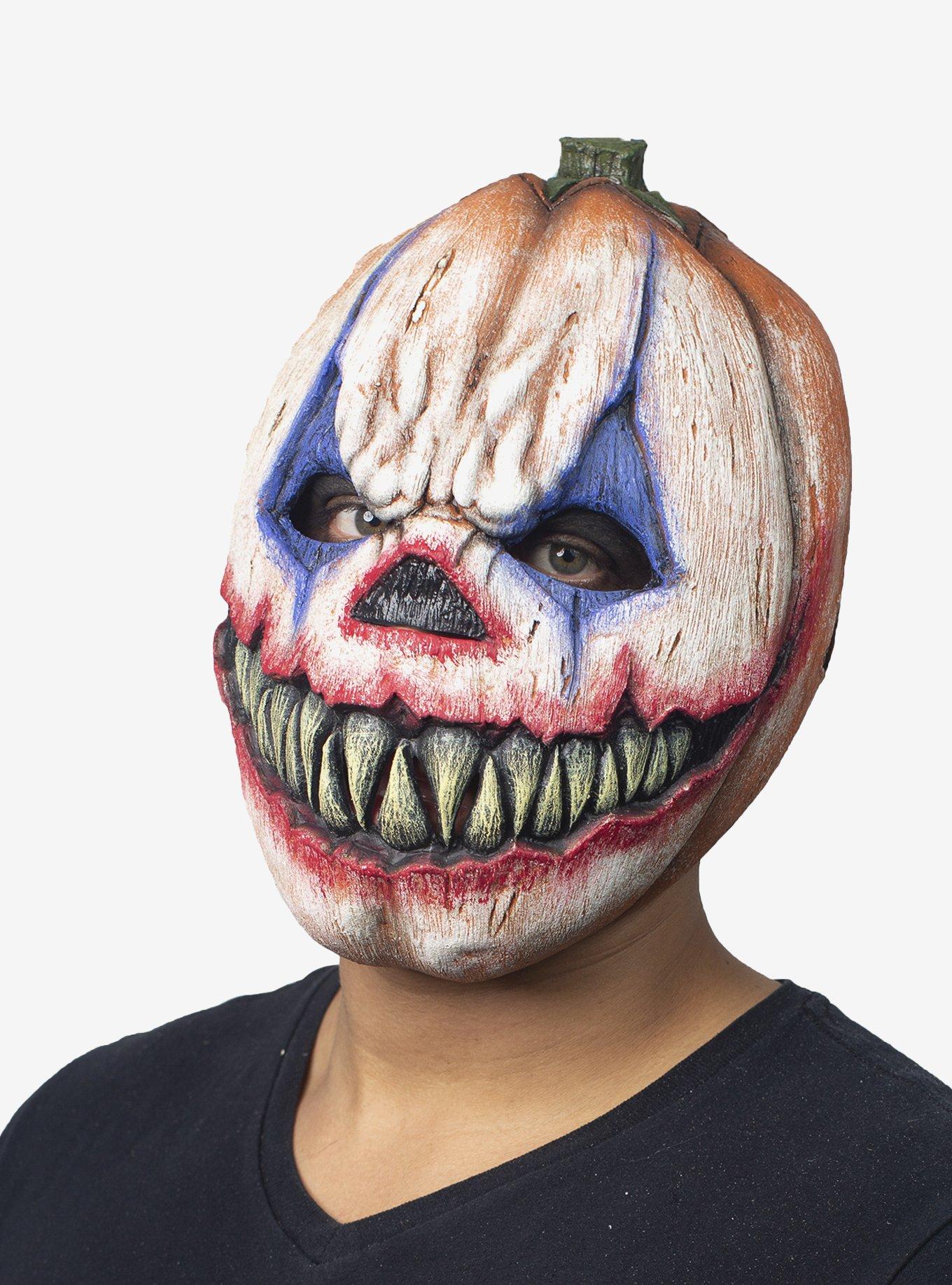 Pumpkin Clown Mask, , alternate