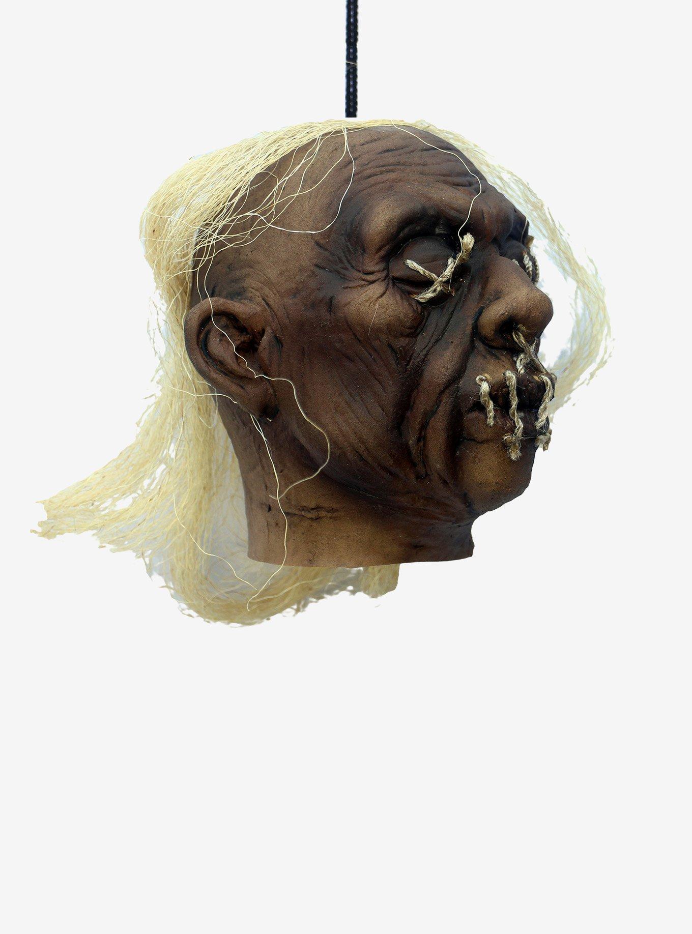 Shrunken Head Stitched Decor, , alternate