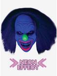 Wild Hair Neon Clown Mask, , alternate
