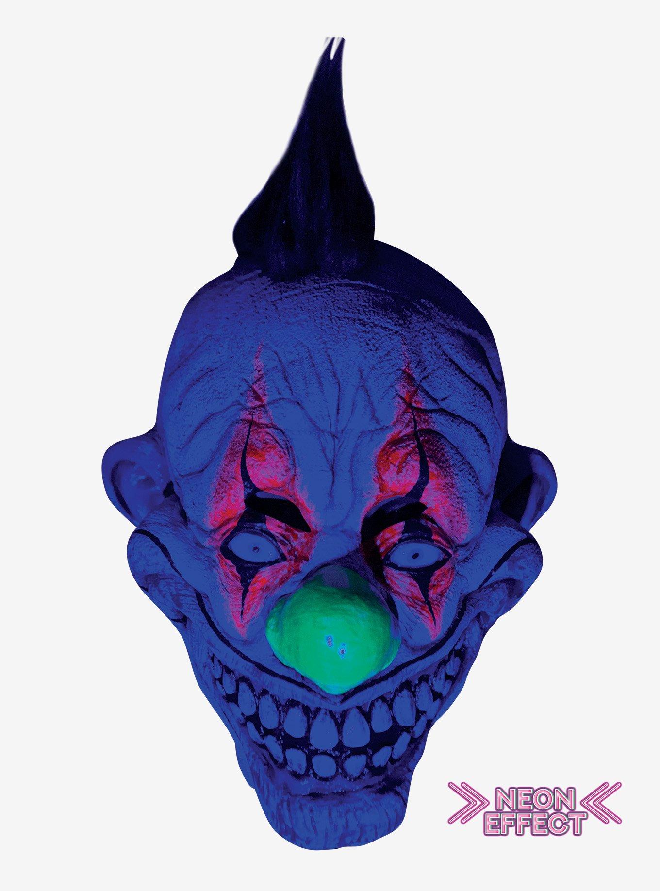 Prankster Neon Clown Mask