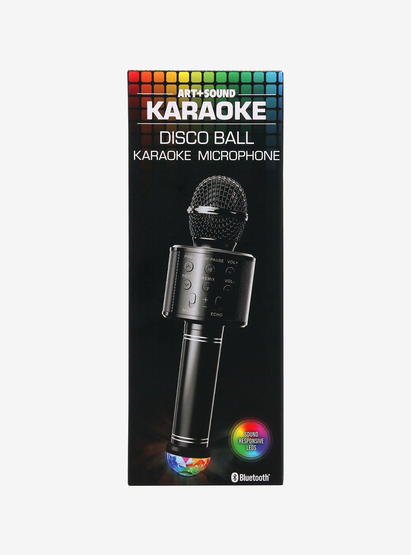 Disco Ball Karaoke Microphone, , alternate
