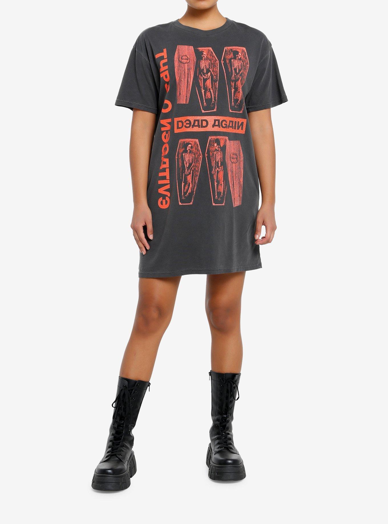 Type O Negative Dead Again T-Shirt Dress, BLACK, alternate