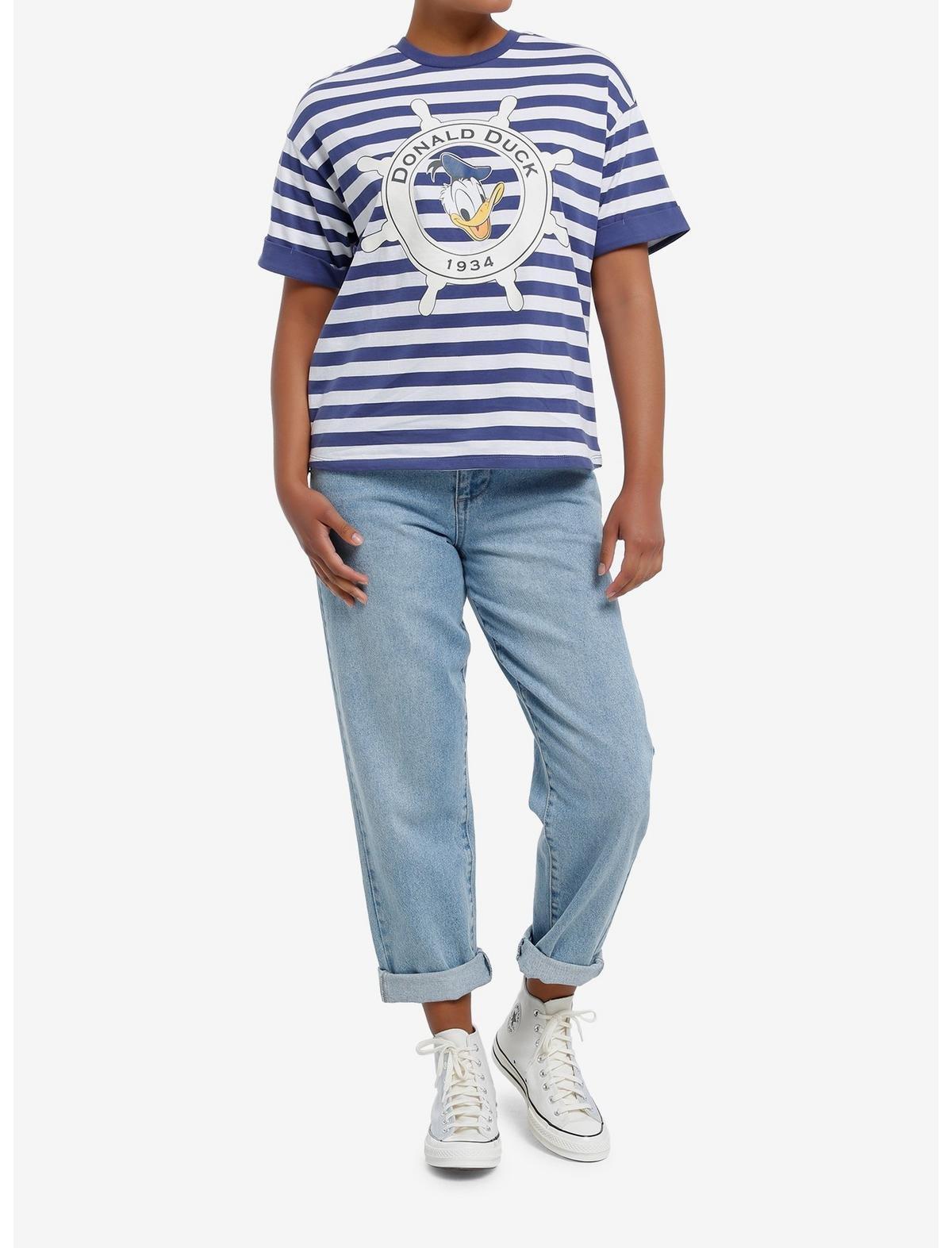 Her Universe Disney Donald Duck Stripe Oversized T-Shirt, , hi-res