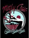 Motley Crue Girls Girls Girls Glitter Logo Boyfriend Fit Girls T-Shirt, BLACK, alternate