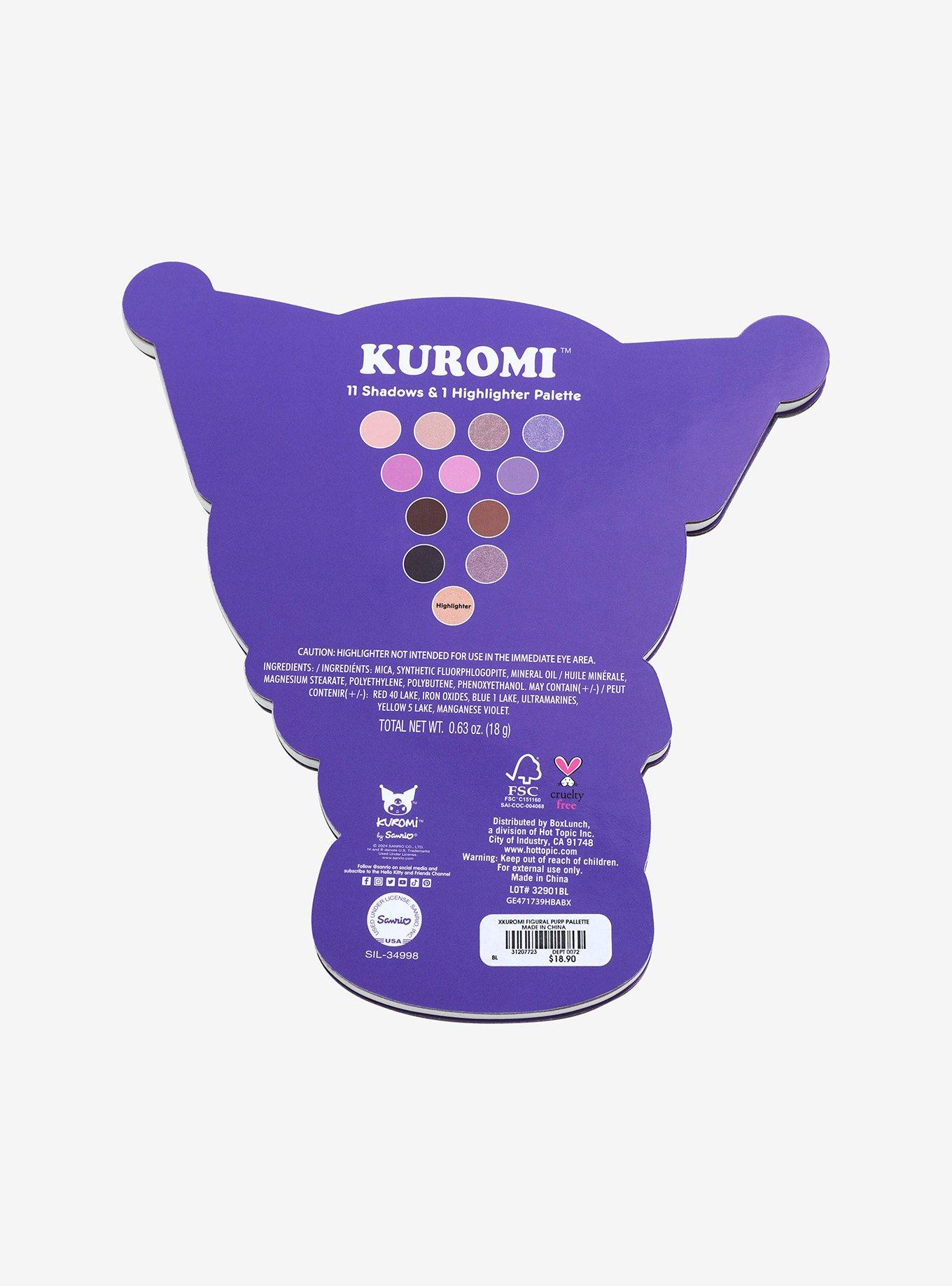Sanrio Kuromi Figural Shadow Highlighter Palette &mdash; BoxLunch Exclusive, , alternate