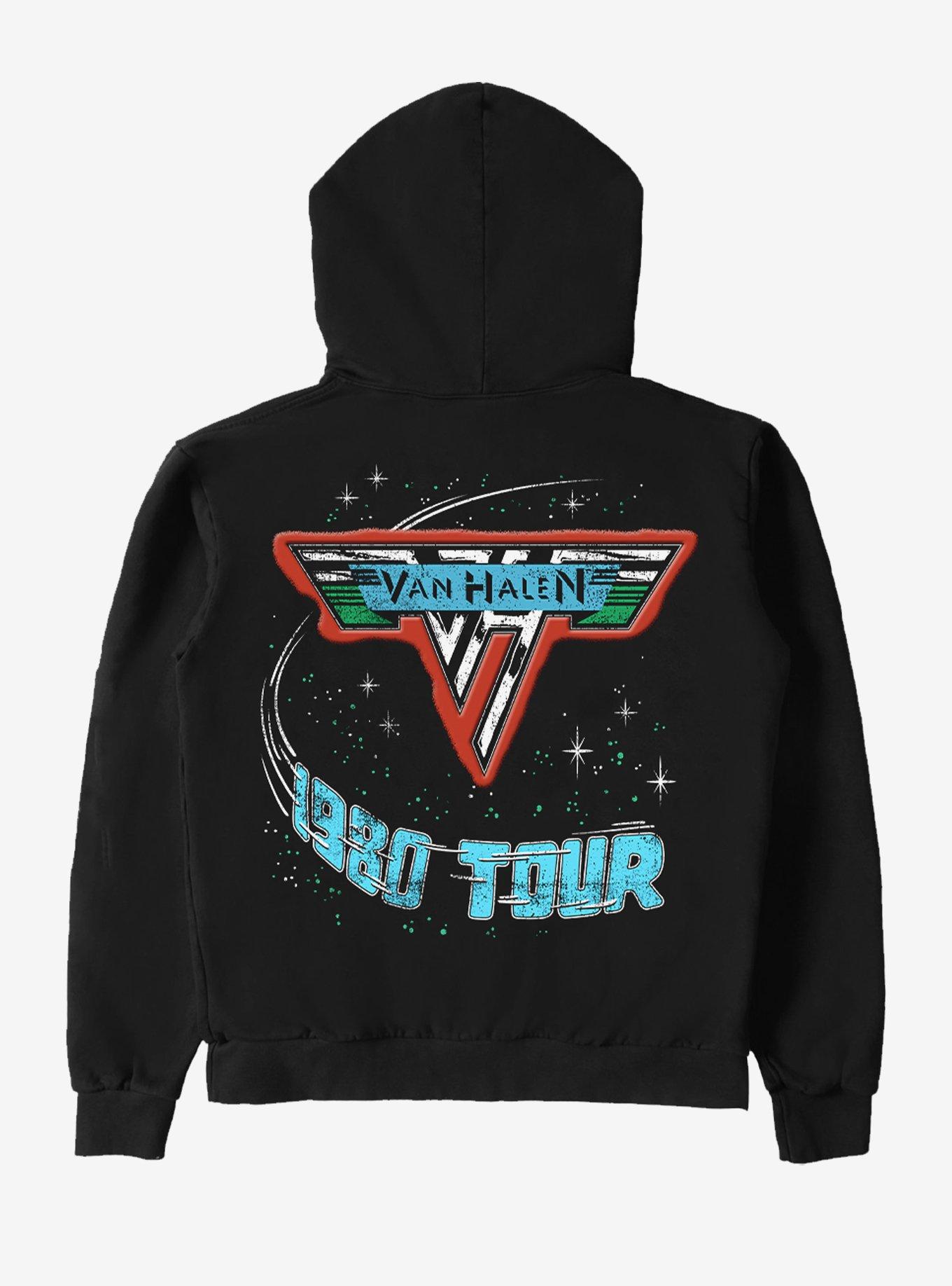 Van Halen 1980 Tour Hoodie, BLACK, alternate