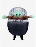 Star Wars The Mandalorian Grogu in Pram Inflatable Adult Costume, , alternate