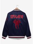 Marvel Spider-Man: Across the Spider-Verse Miguel O'Hara Bomber Jacket - BoxLunch Exclusive, NAVY, alternate