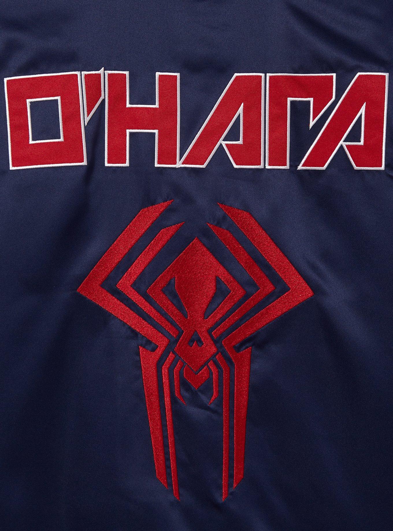 Marvel Spider-Man: Across the Spider-Verse Miguel O'Hara Bomber Jacket - BoxLunch Exclusive, NAVY, alternate