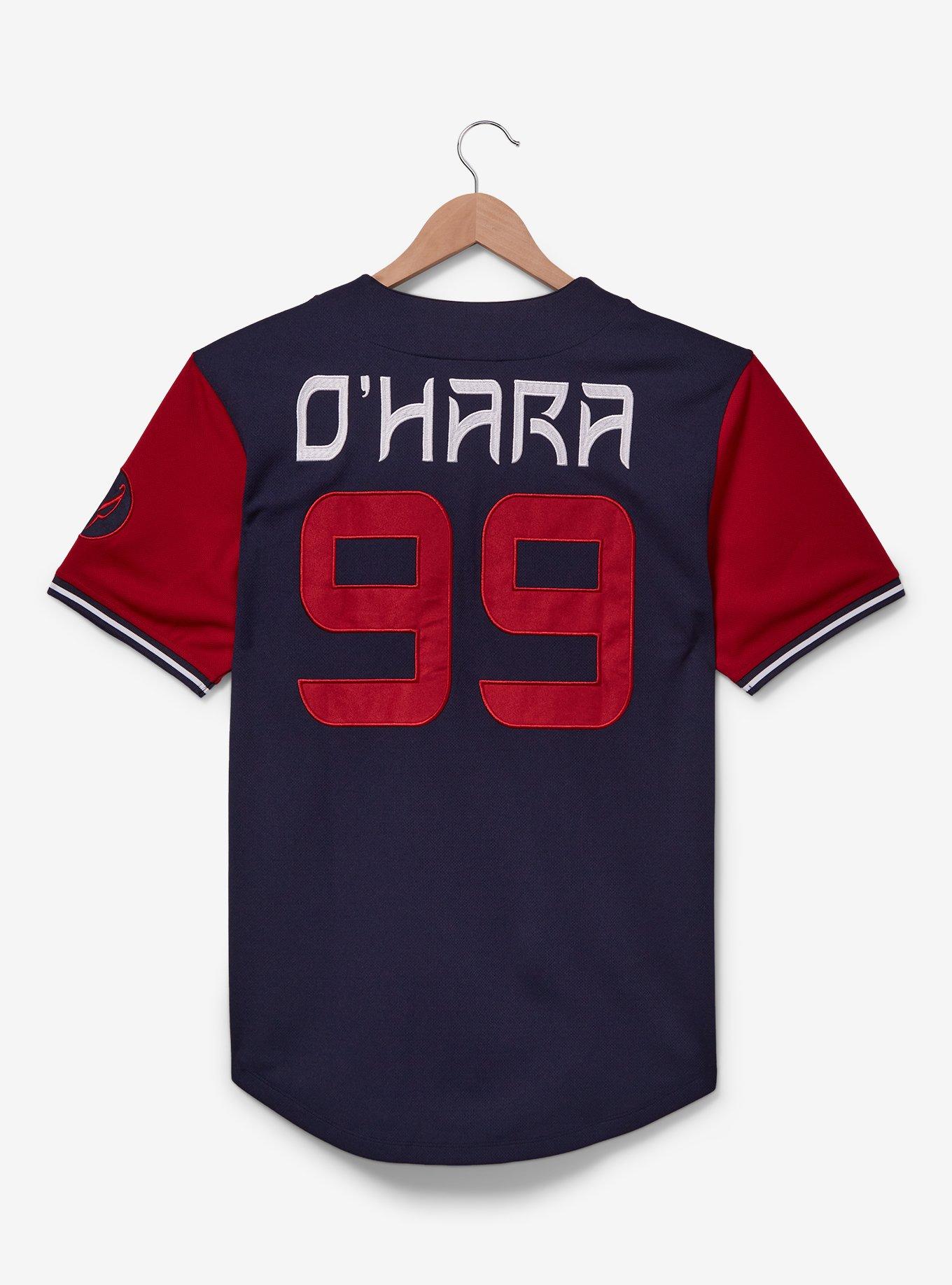 Marvel Spider-Man: Across the Spider-Verse Miguel O'Hara Baseball Jersey - BoxLunch Exclusive, NAVY, alternate