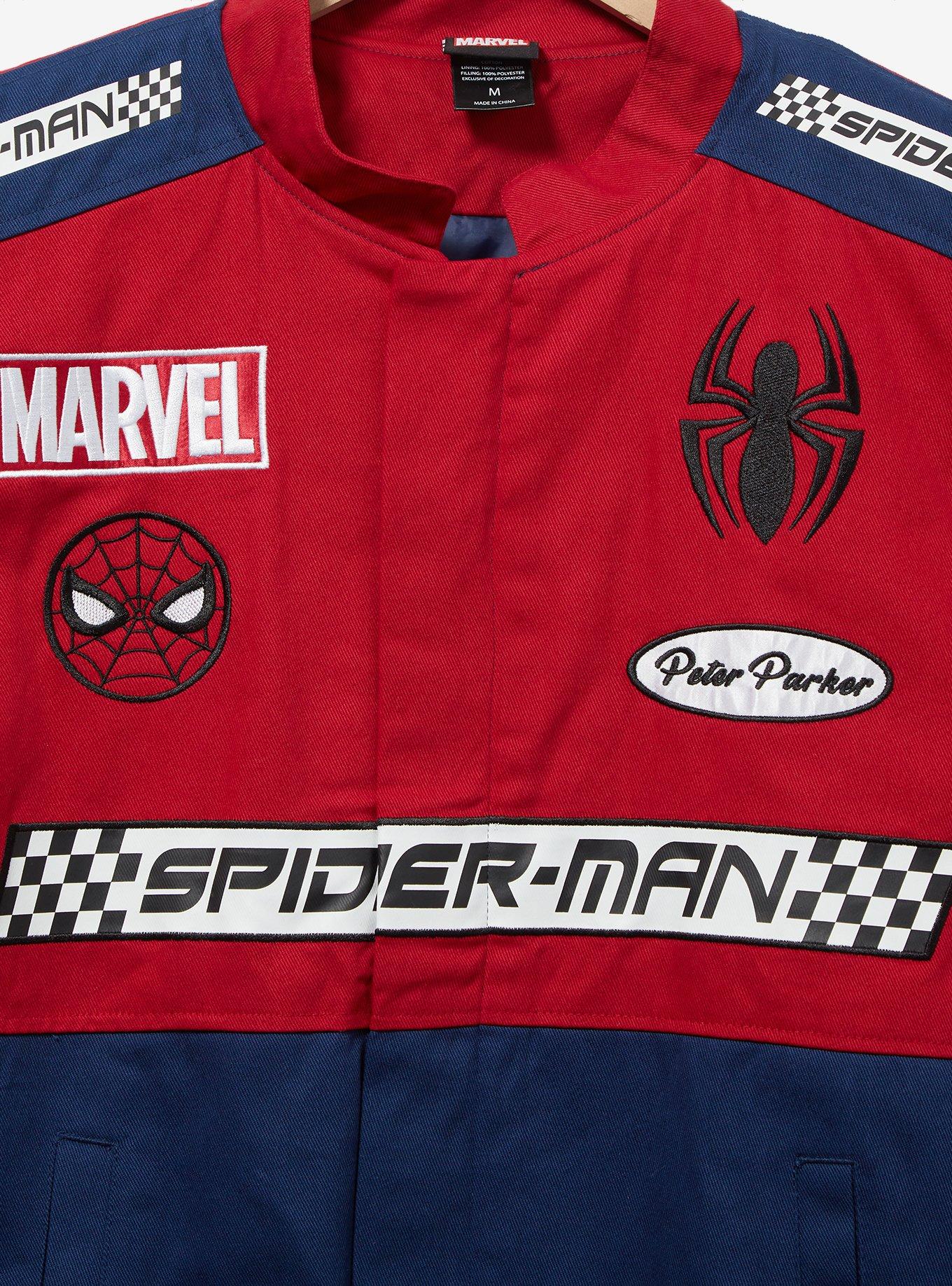 Marvel Spider-Man Racing Jacket - BoxLunch Exclusive, BLUE, alternate