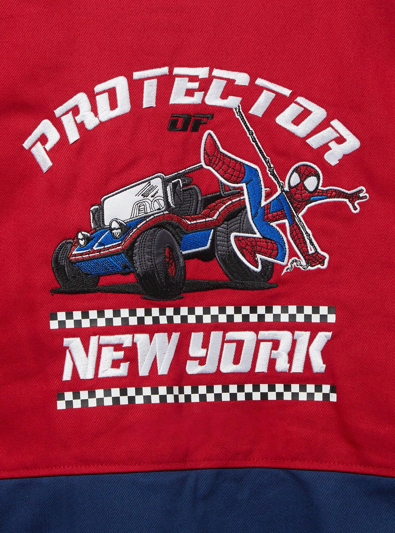 Marvel Spider-Man Racing Jacket - BoxLunch Exclusive, BLUE, alternate
