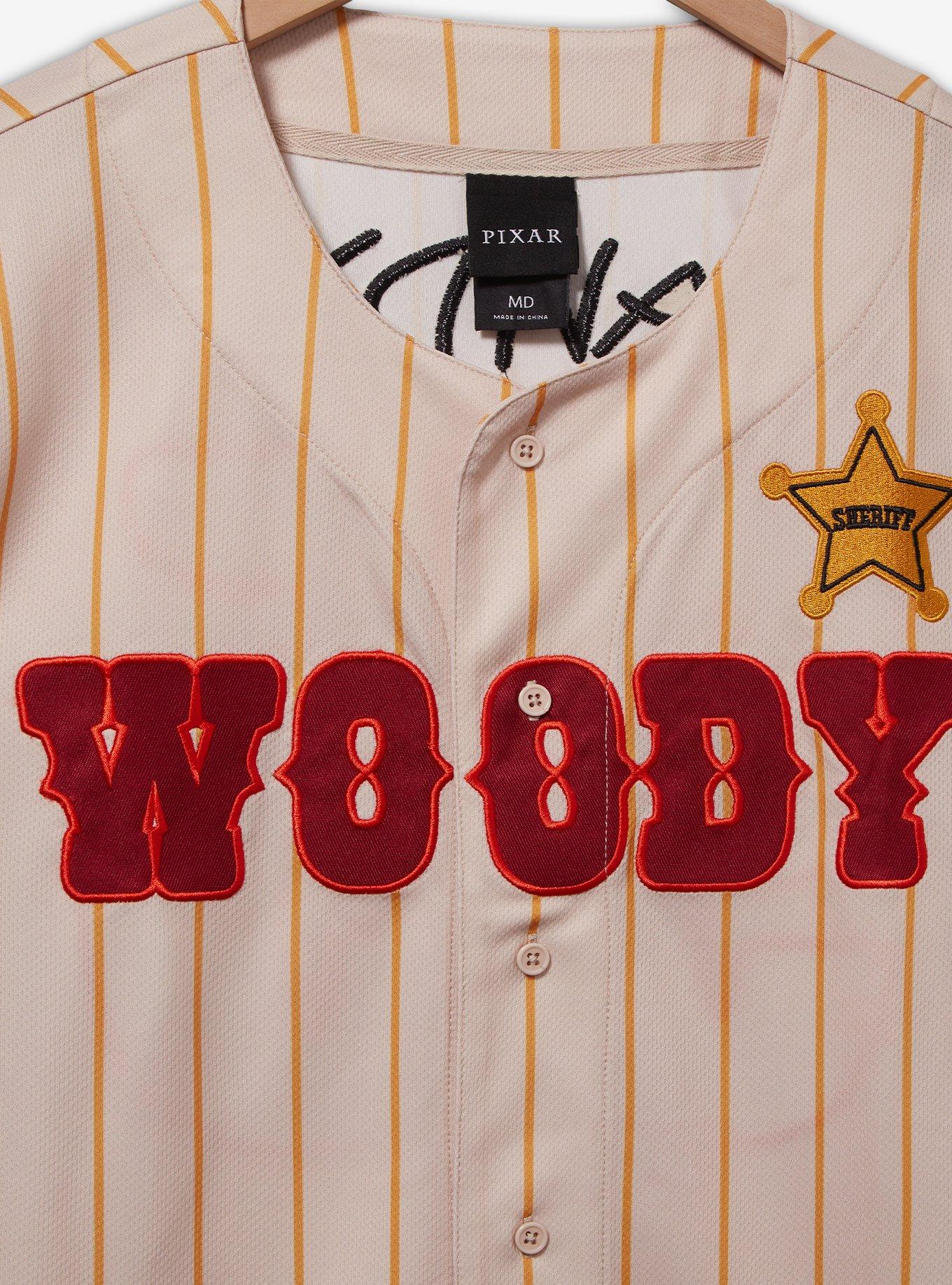 Disney Pixar Toy Story Woody Baseball Jersey — BoxLunch Exclusive, , alternate