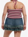 Sweet Society® Heart Stripe Girls Halter Top Plus Size, , alternate