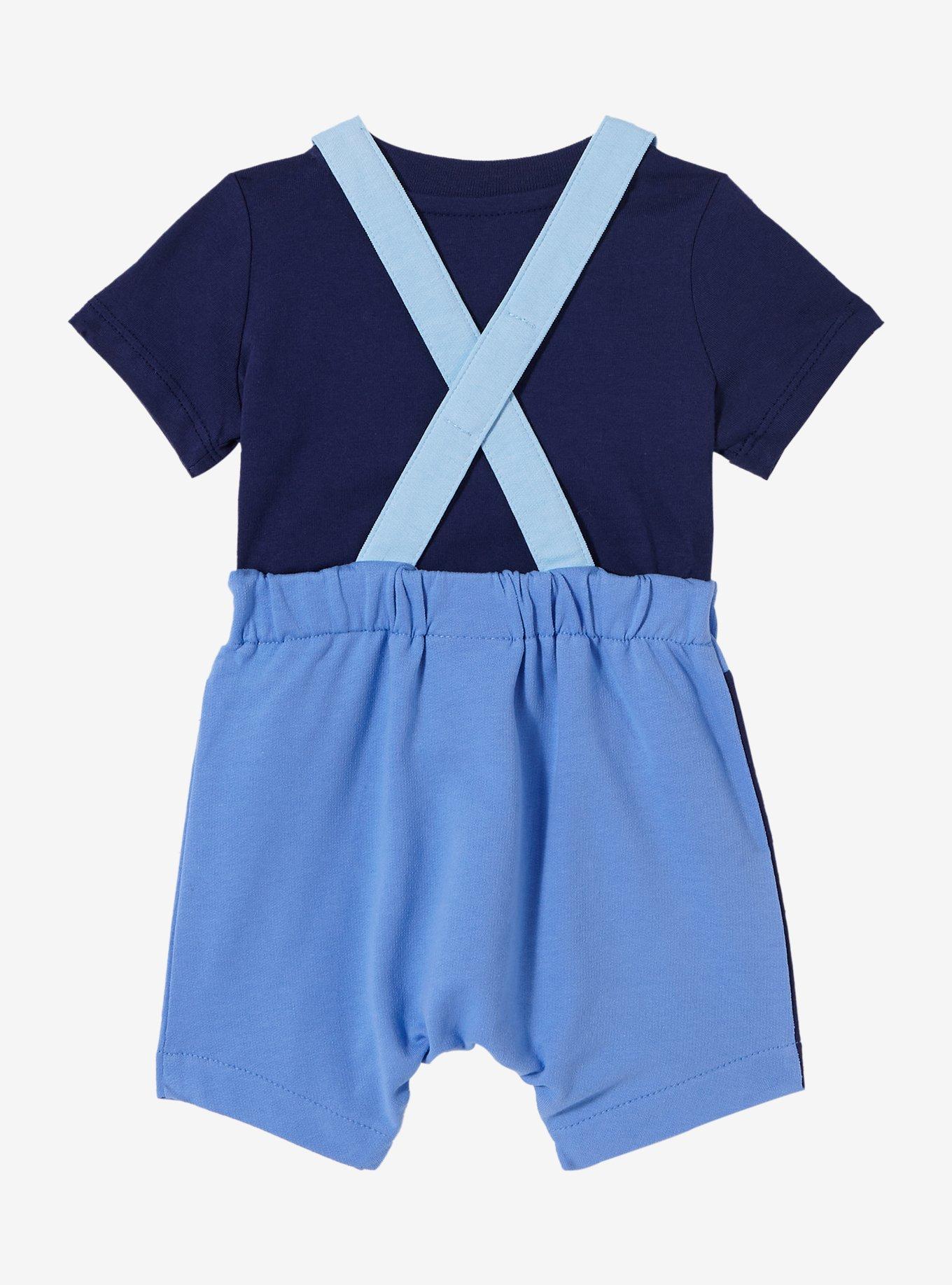 Disney Lilo & Stitch Color Block Infant T-Shirt and Overall Set — BoxLunch Exclusive, MULTI, alternate