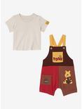 Disney Winnie the Pooh Color Block Infant Overall Set — BoxLunch Exclusive, MULTI, alternate