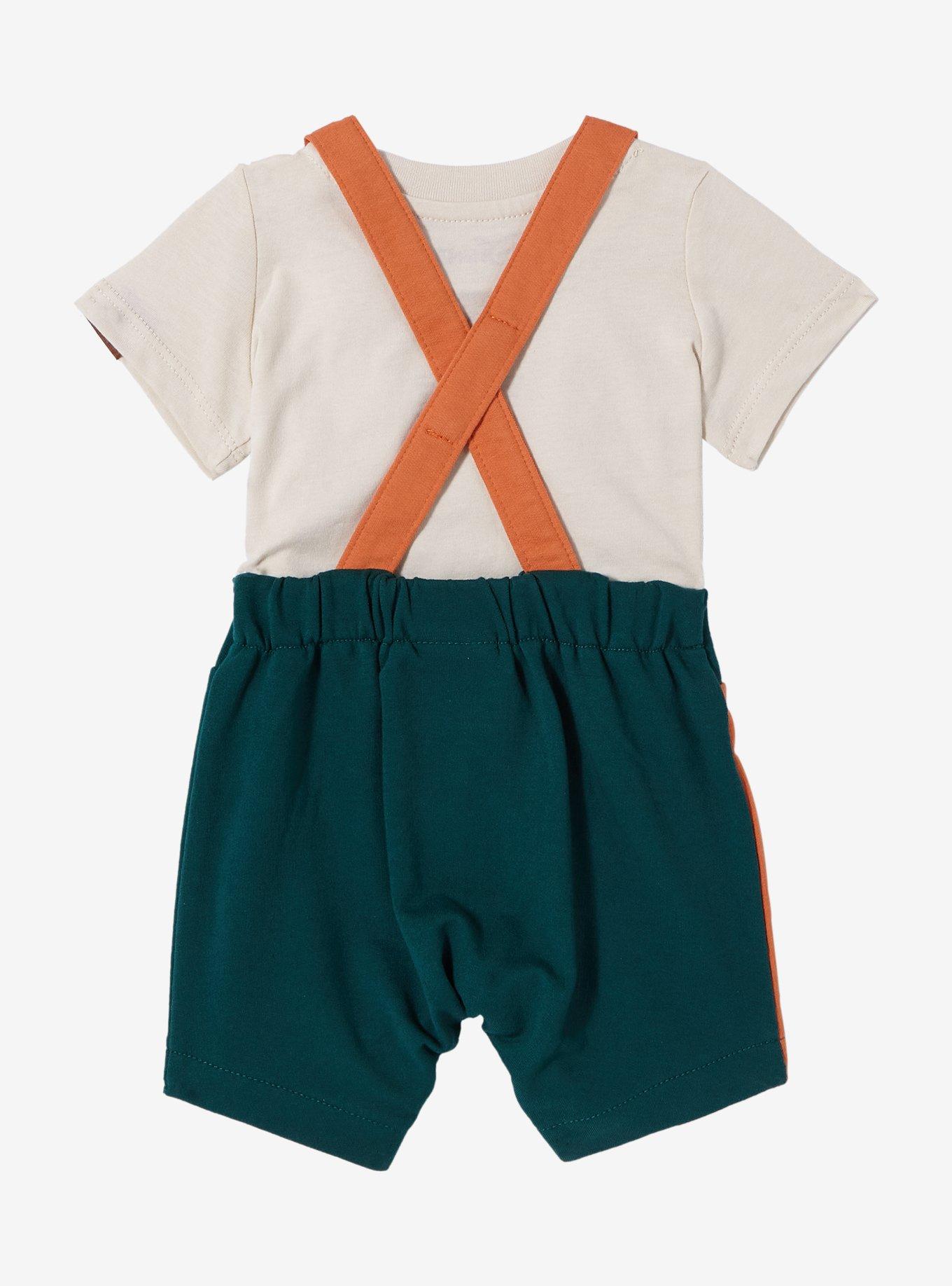 Disney Winnie the Pooh Tigger Color Block Infant T-Shirt and Overall Set — BoxLunch Exclusive, MULTI, alternate