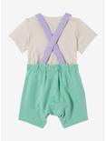 Disney The Little Mermaid Ariel Color Block Infant Overall Set — BoxLunch Exclusive, MULTI, alternate