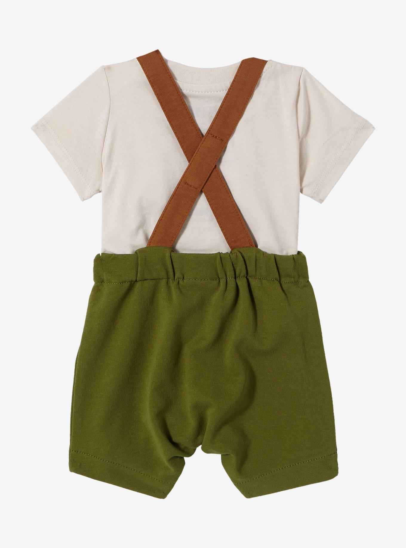 Studio Ghibli My Neighbor Totoro Color Block T-Shirt and Overall Set - BoxLunch Exclusive, MULTI, alternate