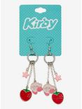 Nintendo Kirby Strawberry Charm Earrings, , alternate