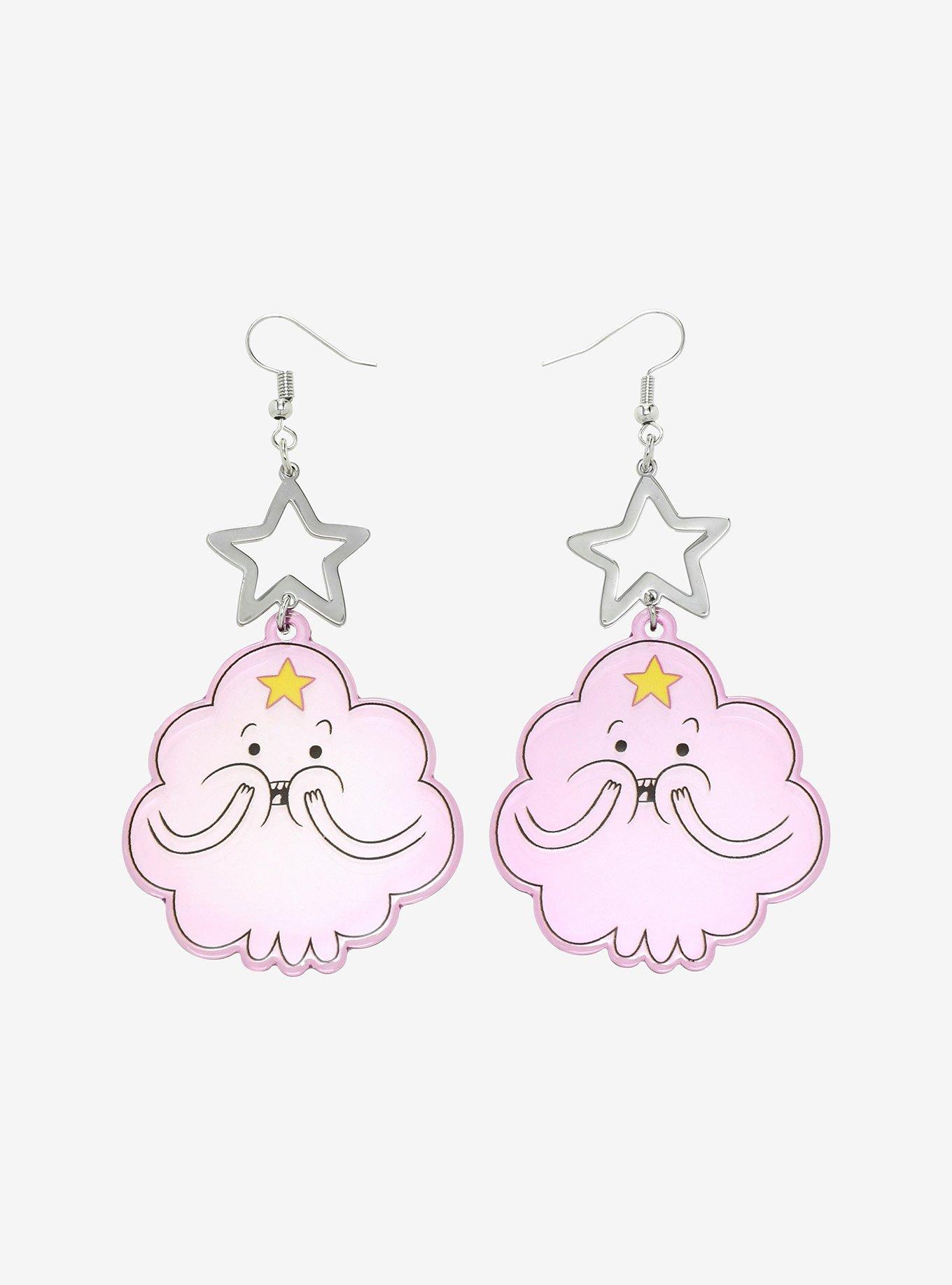 Adventure Time Lumpy Space Princess Acrylic Charm Earrings - BoxLunch Exclusive, , hi-res