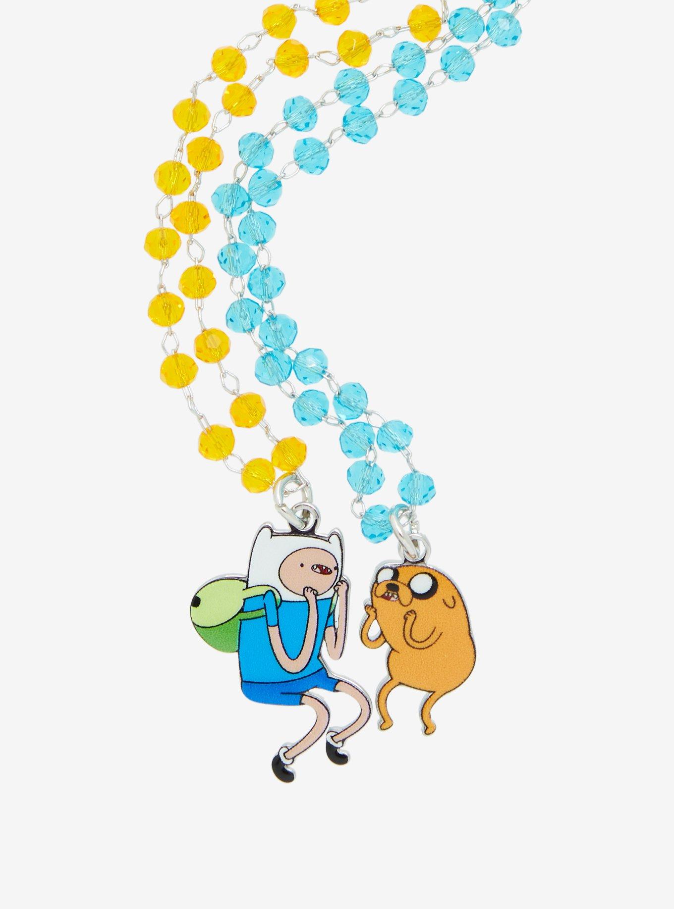 Adventure Time Finn & Jake Bestie Necklace Set - BoxLunch Exclusive, , alternate