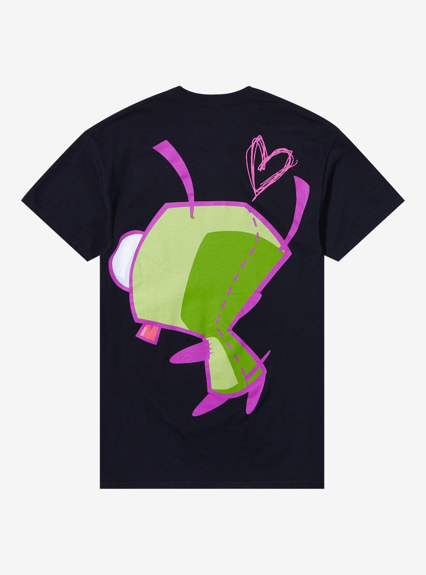 Invader Zim GIR Front & Back Boyfriend Fit T-Shirt, , hi-res