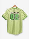 The Powerpuff Girls Buttercup Batting Jersey — BoxLunch Exclusive, LIGHT GREEN, alternate
