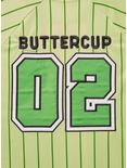 The Powerpuff Girls Buttercup Batting Jersey — BoxLunch Exclusive, LIGHT GREEN, alternate