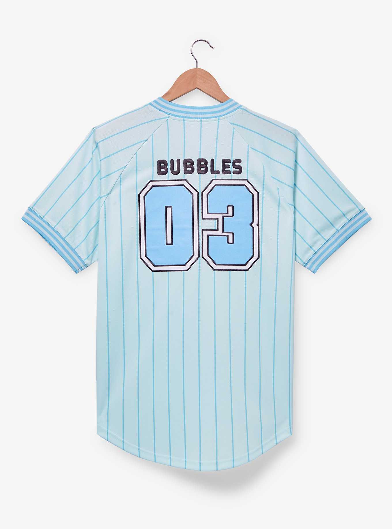 The Powerpuff Girls Bubbles Batting Jersey — BoxLunch Exclusive, , hi-res