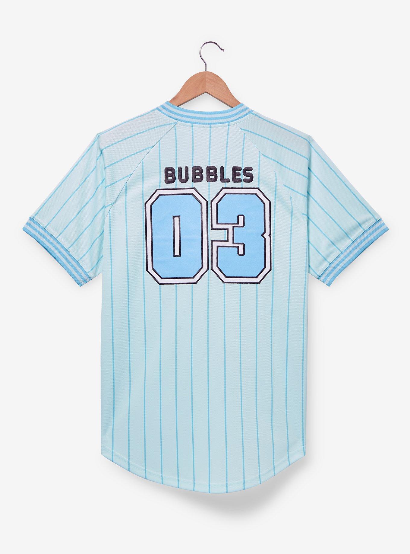 The Powerpuff Girls Bubbles Batting Jersey — BoxLunch Exclusive, , hi-res