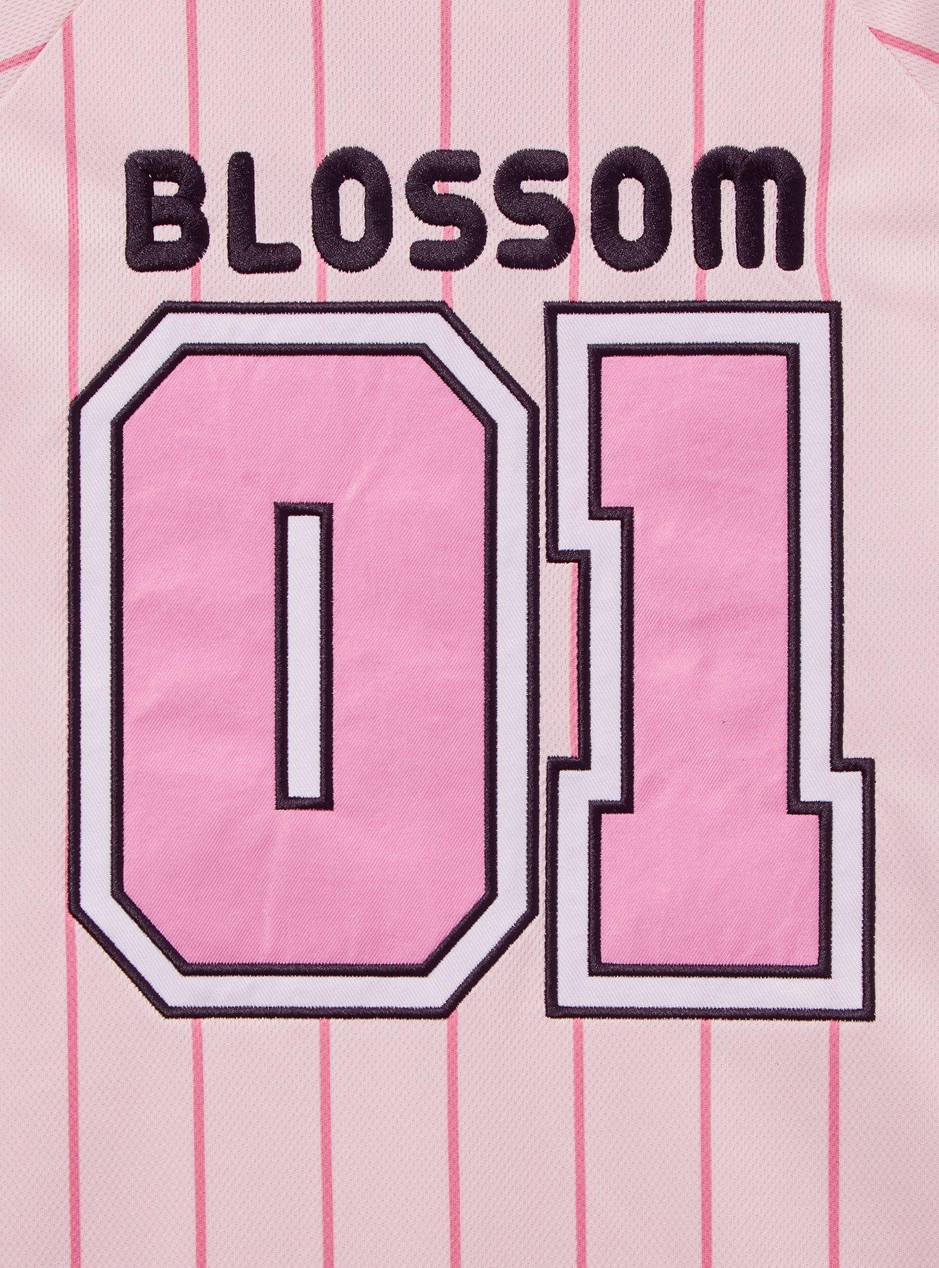 The Powerpuff Girls Blossom Batting Jersey — BoxLunch Exclusive, LIGHT PINK, alternate
